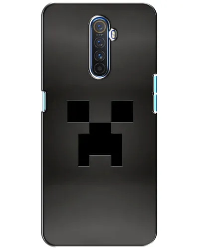 Чехол для Realme X2 Pro с картинкой «Черный крипер градиент»
