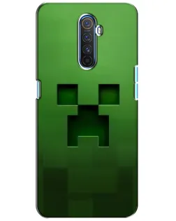 Чехол для Realme X2 Pro с картинкой «Крипер микро-дизайн»