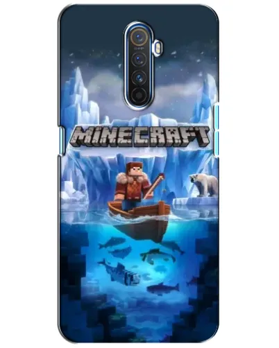 Чехол для Realme X2 Pro с картинкой «Minecraft ледяной мир»