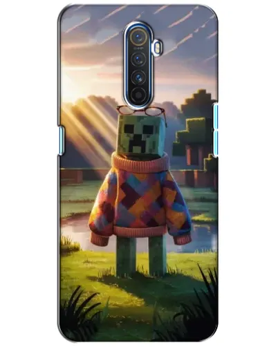 Чехол для Realme X2 Pro с картинкой «Крипер в свитере»
