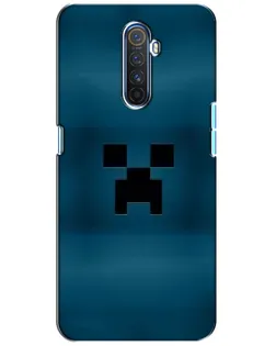 Чехол для Realme X2 Pro с картинкой «Крипер текстура»