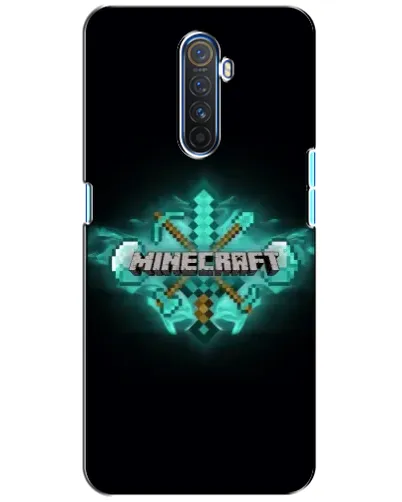 Чехол для Realme X2 Pro с картинкой «Minecraft Diamond лого»