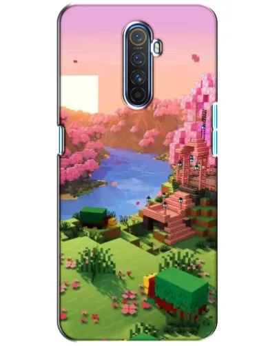 Чехол для Realme X2 Pro с картинкой «Розовое дерево Minecraft»
