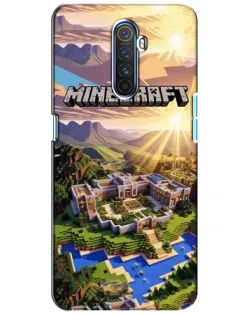Чехол для Realme X2 Pro с картинкой «Minecraft панорама»