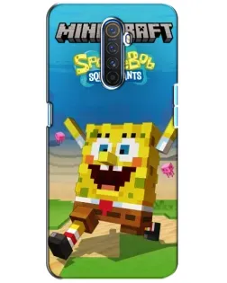 Чохол для Realme X2 Pro з картинкою «Губка Боб Minecraft» Чохол для Realme X2 Pro з картинкою «Губка Боб Minecraft»