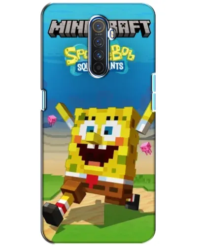 Чехол для Realme X2 Pro с картинкой «Губка Боб Minecraft» Чехол для Realme X2 Pro с картинкой «Губка Боб Minecraft»