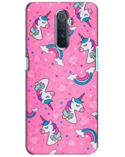 Чехол для Realme X2 Pro с картинкой «Unicorn паттерн розовый» Чехол для Realme X2 Pro с картинкой «Unicorn паттерн розовый»