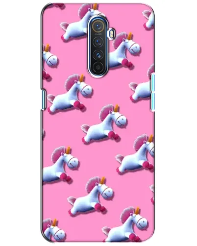 Чехол для Realme X2 Pro с картинкой «Единороги на розовом»