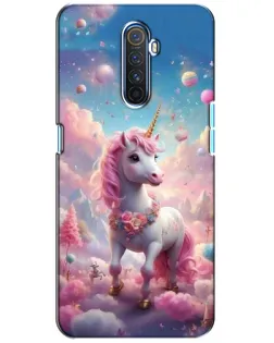 Чехол для Realme X2 Pro с картинкой «Единорог среди облаков»