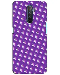 Чехол для Realme X2 Pro с картинкой «Единороги на фиолетовом»