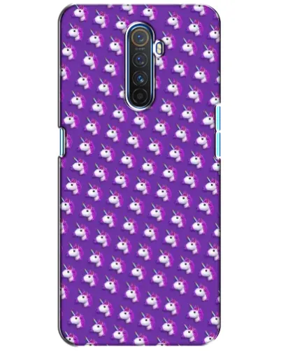 Чехол для Realme X2 Pro с картинкой «Единороги на фиолетовом»