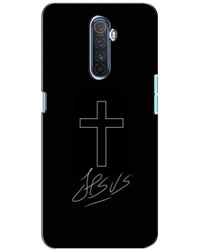 Чехол для Realme X2 Pro с картинкой «Графический крест Jesus» Чехол для Realme X2 Pro с картинкой «Графический крест Jesus»