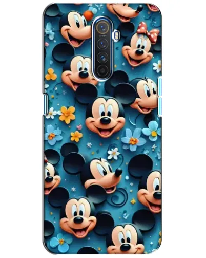 Чехол для Realme X2 Pro с картинкой «Паттерн Микки и Минни»