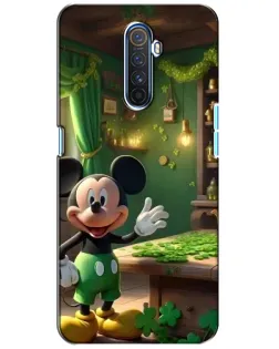 Чехол для Realme X2 Pro с картинкой «Микки в мастерской»