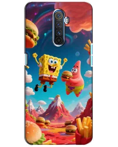 Чехол для Realme X2 Pro с картинкой «Космический фастфуд» Чехол для Realme X2 Pro с картинкой «Космический фастфуд»