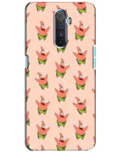 Чехол для Realme X2 Pro с картинкой «Патрик Стар паттерн»