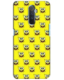 Чехол для Realme X2 Pro с картинкой «Паттерн Губка Боб»