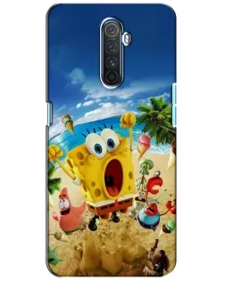 Чехол для Realme X2 Pro с картинкой «Развлечения на пляже»