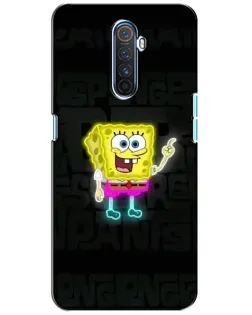 Чехол для Realme X2 Pro с картинкой «Неоновый Губка Боб»