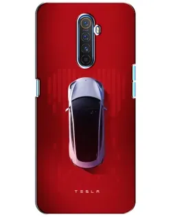 Чехол для Realme X2 Pro с картинкой «Tesla Top View»
