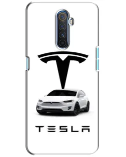 Чехол для Realme X2 Pro с картинкой «Tesla White Style»
