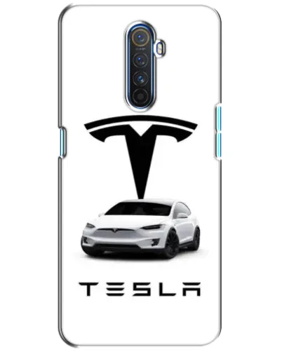 Чехол для Realme X2 Pro с картинкой «Tesla White Style»
