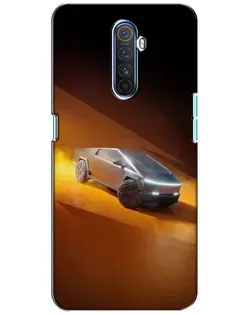 Чехол для Realme X2 Pro с картинкой «Cybertruck в пустыне»