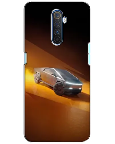 Чехол для Realme X2 Pro с картинкой «Cybertruck в пустыне»