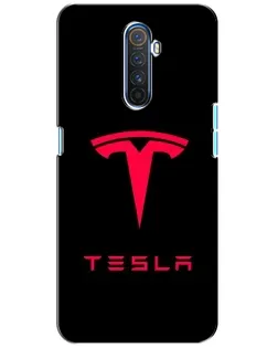Чехол для Realme X2 Pro с картинкой «Tesla Red Logo»