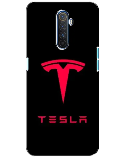 Чехол для Realme X2 Pro с картинкой «Tesla Red Logo»
