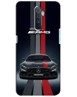 Чехол для Realme X2 Pro с картинкой «Mercedes — белый карбон»