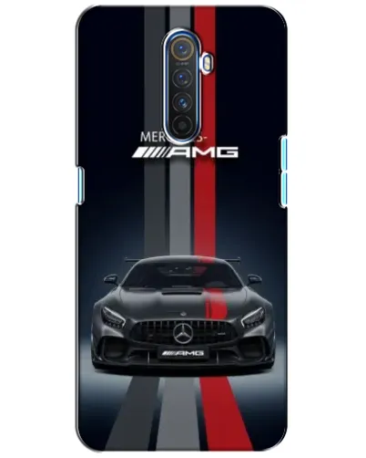 Чехол для Realme X2 Pro с картинкой «Mercedes — белый карбон»