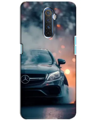 Чехол для Realme X2 Pro с картинкой «Mercedes — ночной город»