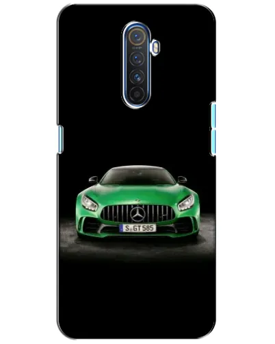 Чехол для Realme X2 Pro с картинкой «Mercedes — неоновый лого»