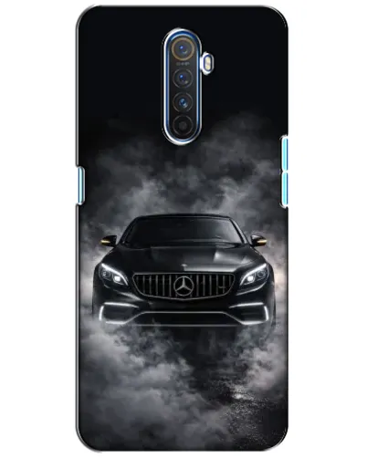 Чехол для Realme X2 Pro с картинкой «Mercedes в дыму»