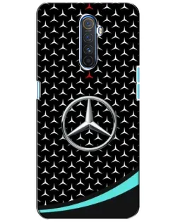 Чехол для Realme X2 Pro с картинкой «Mercedes — бирюзовый акцент»