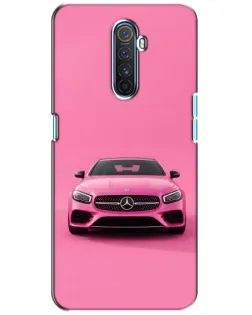 Чехол для Realme X2 Pro с картинкой «Розовый Mercedes AMG»