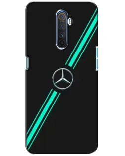 Чехол для Realme X2 Pro с картинкой «Спортивные линии Mercedes»