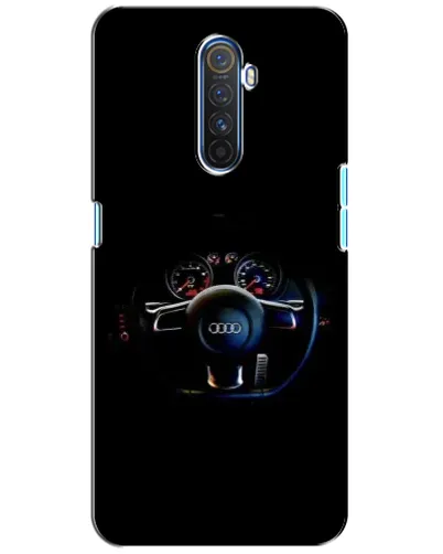 Чехол для Realme X2 Pro с картинкой «Салон Audi — руль»