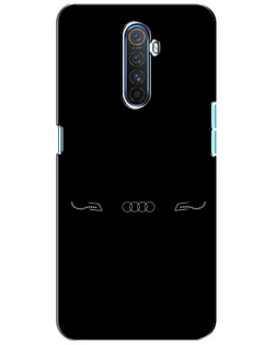Чехол для Realme X2 Pro с картинкой «Audi — световой подпись»