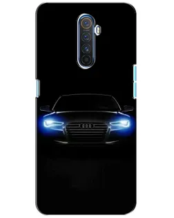 Чехол для Realme X2 Pro с картинкой «Audi в неоне»