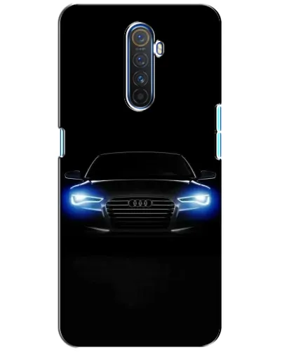 Чехол для Realme X2 Pro с картинкой «Audi в неоне»