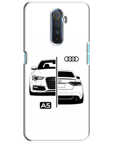Чехол для Realme X2 Pro с картинкой «Audi — контрастный дизайн»