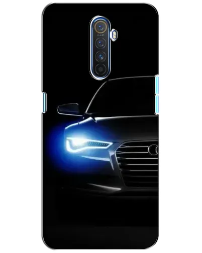 Чехол для Realme X2 Pro с картинкой «Неоновый взгляд Audi»