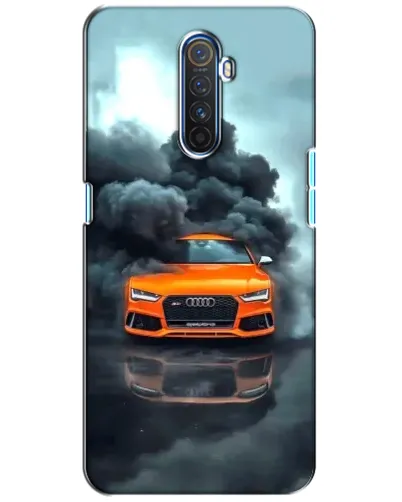 Чехол для Realme X2 Pro с картинкой «Audi в облаках дыма»