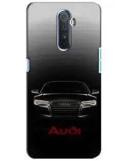 Чехол для Realme X2 Pro с картинкой «Audi — градиентный контур»