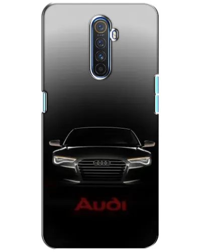 Чехол для Realme X2 Pro с картинкой «Audi — градиентный контур»