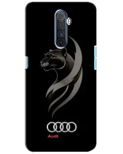 Чехол для Realme X2 Pro с картинкой «Графика — пантера и Audi»