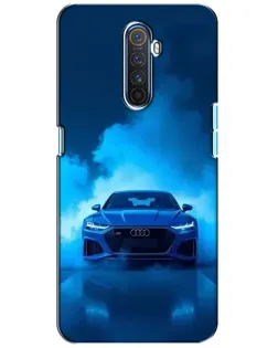 Чехол для Realme X2 Pro с картинкой «Audi — голубая энергия»
