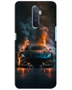 Чохол для Realme X2 Pro з картинкою «Lamborghini димна естетика»